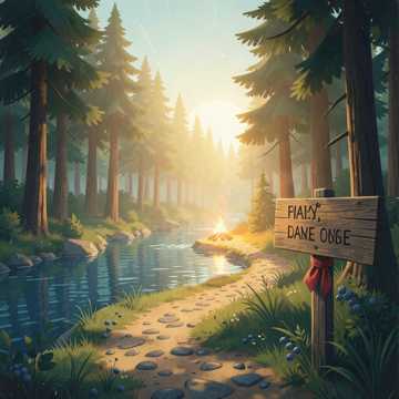 Лес у речки имени Ленина