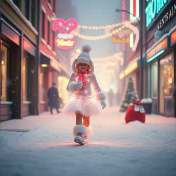 Дед Мороз шагает