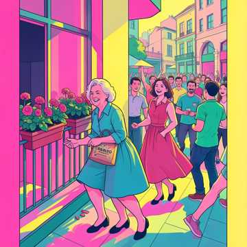 Бабушка на районе