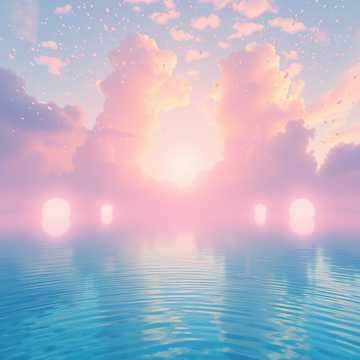 Смотрите в небо сквозь цветы!