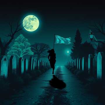 Дорога мимо кладбища