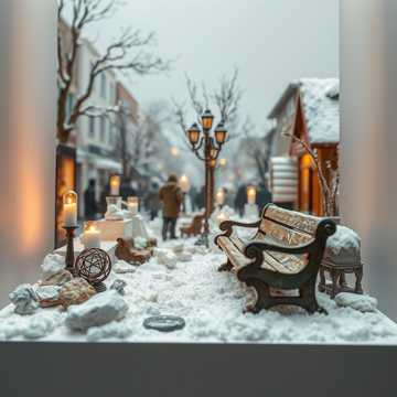 Снег кружится и кружится