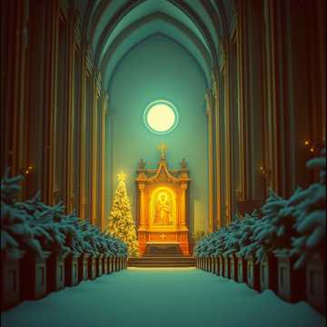 на Рождество