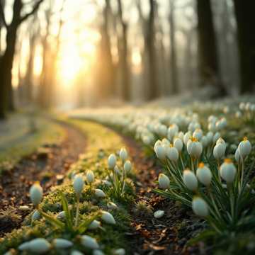 Первые цветы