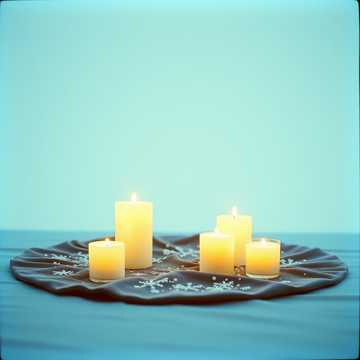 Погасли свечи.