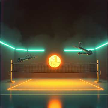 Игра.Волейбол.Утро. (Edit)