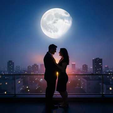 Танцы под луной.