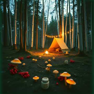 Шишки, ягоды, грибочки