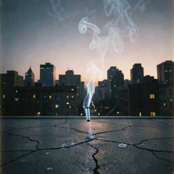 С сигаретой