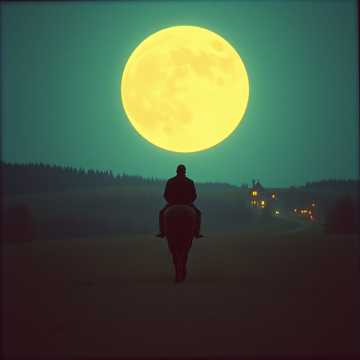 Гнал домой казак коня