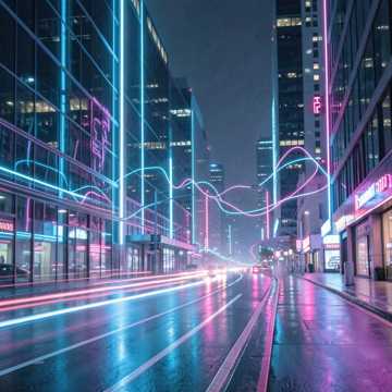 Город в огнях