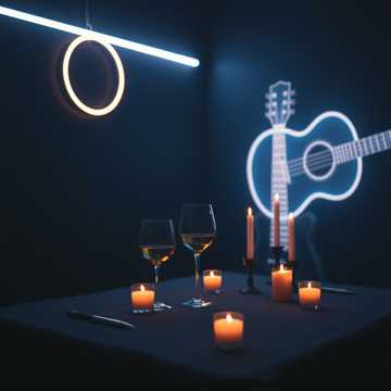 Сгорали свечи, плача о любви