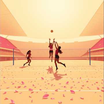 С 8 марта волейболистки💐