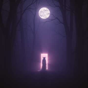 The Woman With the Boar's Head