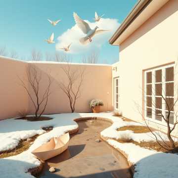 Плывёт кораблик