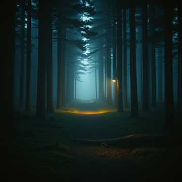 Через лес...