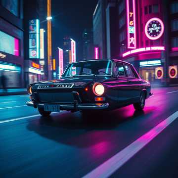 Черная машина ВАЗ 2104