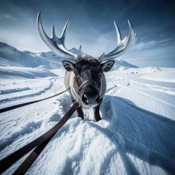 Сверхзвуковая оленья упряжка 🔥🔥🔥