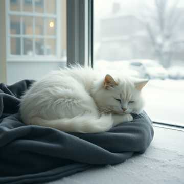 Медведь Кошка-зима