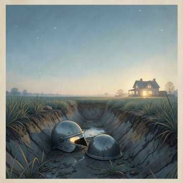 На передовой