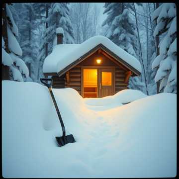 Кидая снег!