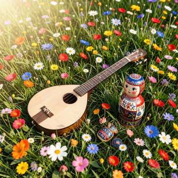 А я по лугу инструментал