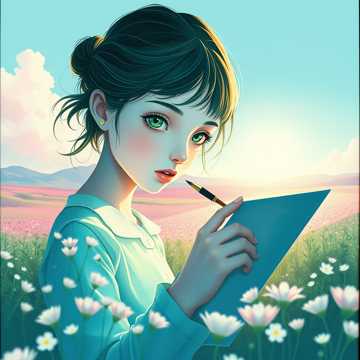 Девочка с зелёными глазами