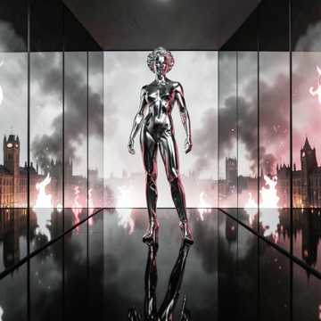 Чёрно-белый след