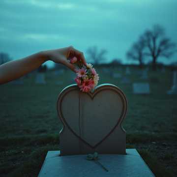 Катилась слеза.