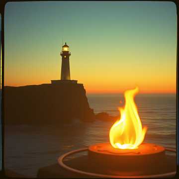 Сердце горит.