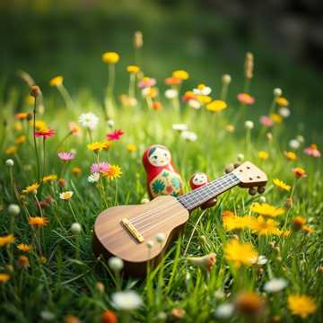 А я по лугу инструментал