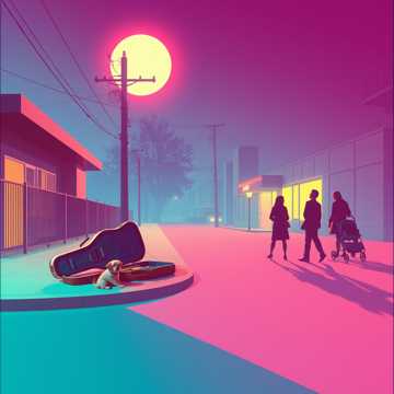 Уличные музыканты.