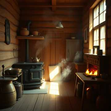 У бабушки в деревне