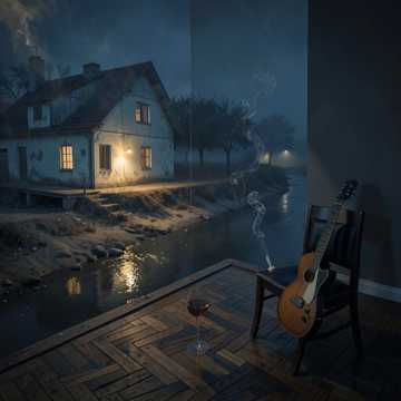 Нарисованный дом