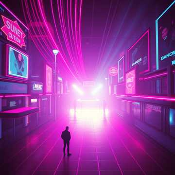 Неоновый город