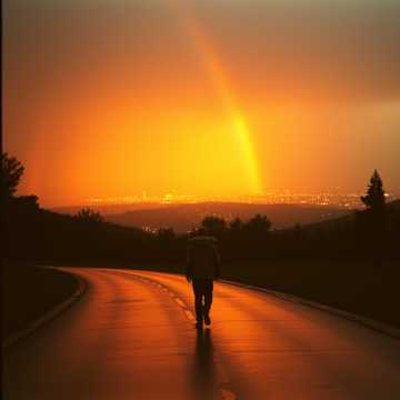 Один под дождём