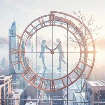 Кружится стрелка циферблата