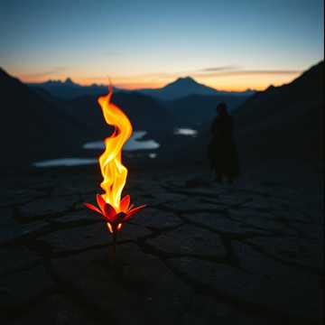 Огненный цветок