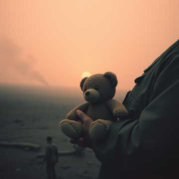 Из плюша медвежонок