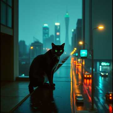 Кот без домный