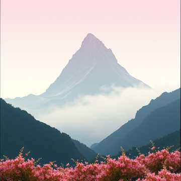 Цветущая гора