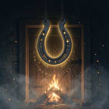 Подкова на счастье.