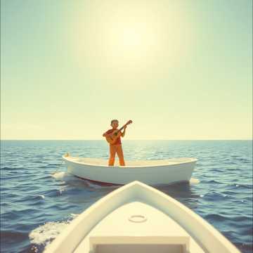 Белые кораблики