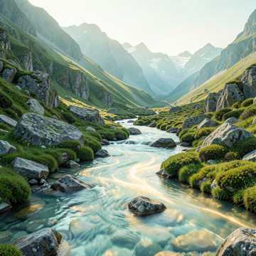 Источник и ручей V2.