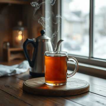 Кружка горячего чая