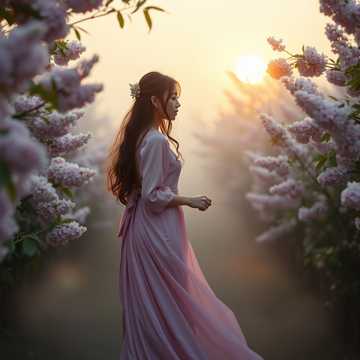 Дева сиреневой рощи