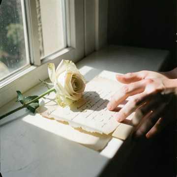 Белая роза последней любви.