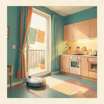 Робот на болконе