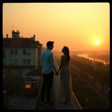 Летний вечер.