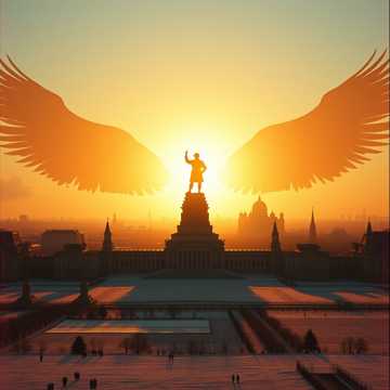 Солдат-освободитель.